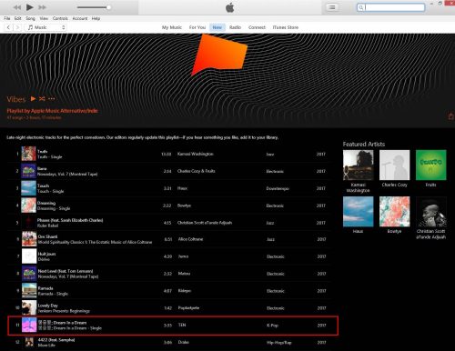 TEN - Apple Music's USA_ Electronic Music Playlist ‘Vibes’