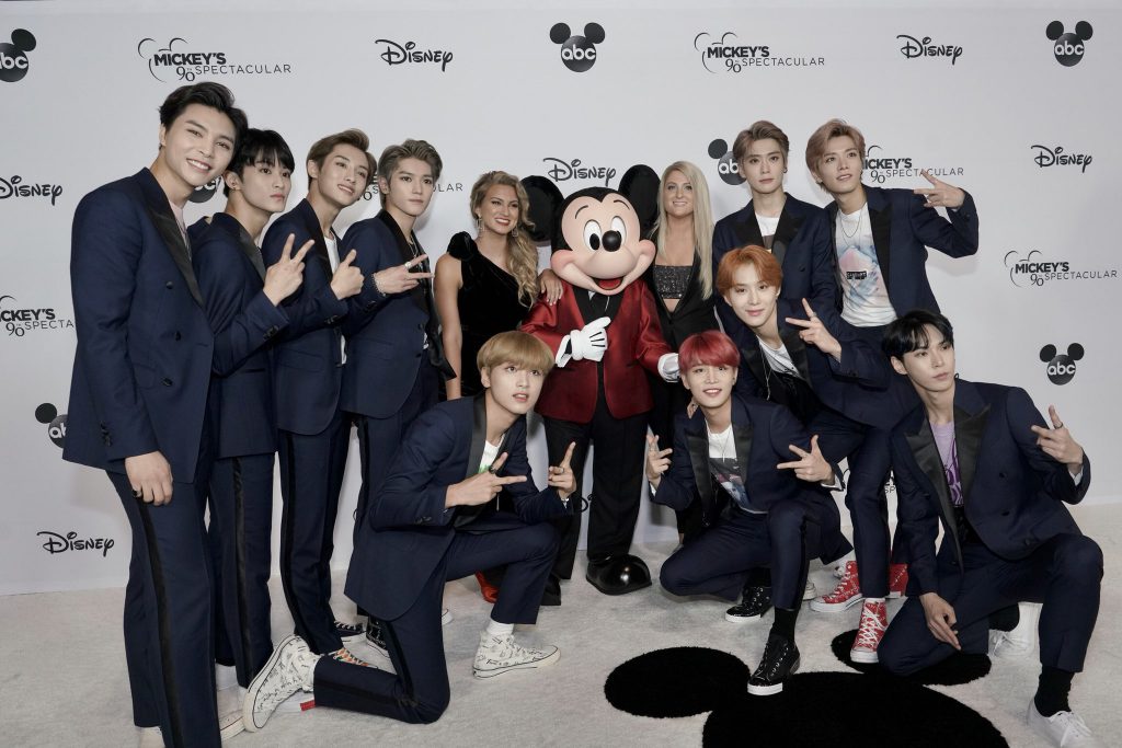 NCT 127 at Mickey’s 90th Spectacular program
